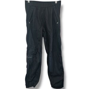 Marmot Full Side Zip Waterproof Pants – Size Medium Short – Black lightweight